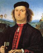 PERUGINO, Pietro, Portrait of Francesco delle Opere